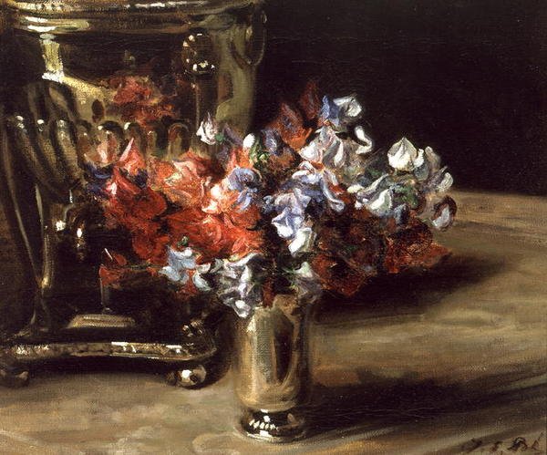 Sweet Peas (olej na plátně) od Jacques Emile Blanche