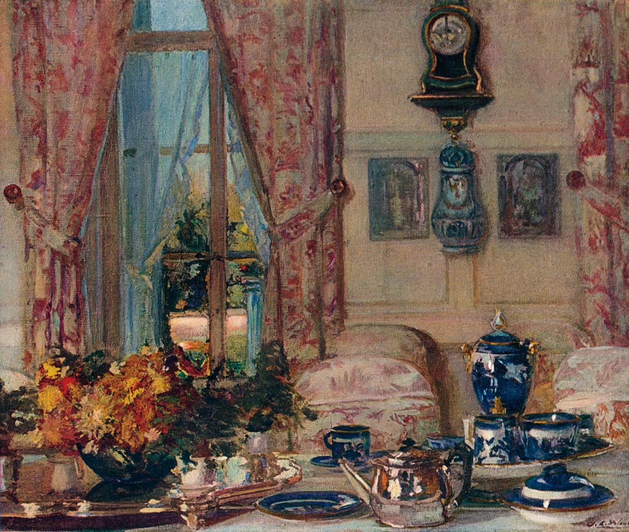 Jídelna v Offranville, c1909 od Jacques Emile Blanche