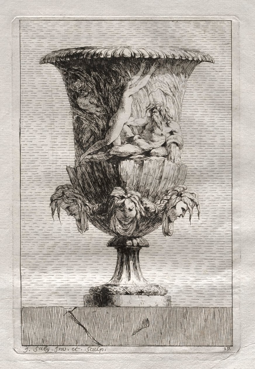 Sada váz:  Talíř 17 od Jacques François Saly