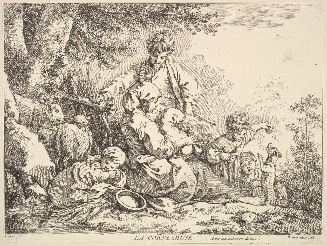 Dudy, polovina až konec 18. století. od Jacques Gabriel Huquier