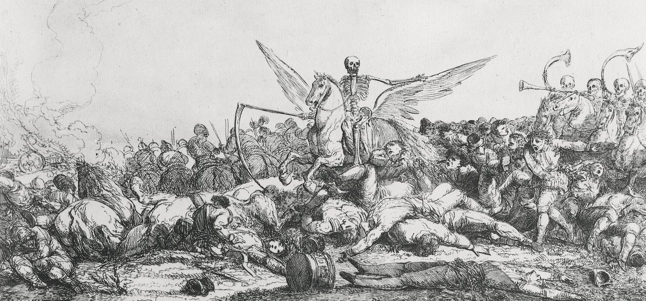 Triumf smrti, 1779 od Jacques Gamelin