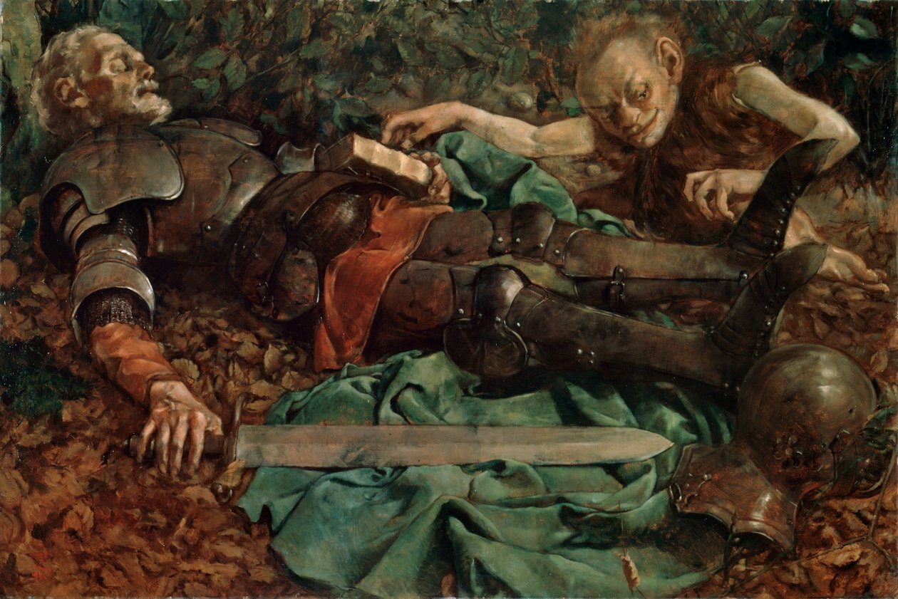 "Zraněný rytíř", 1931. od Jacques Laudy