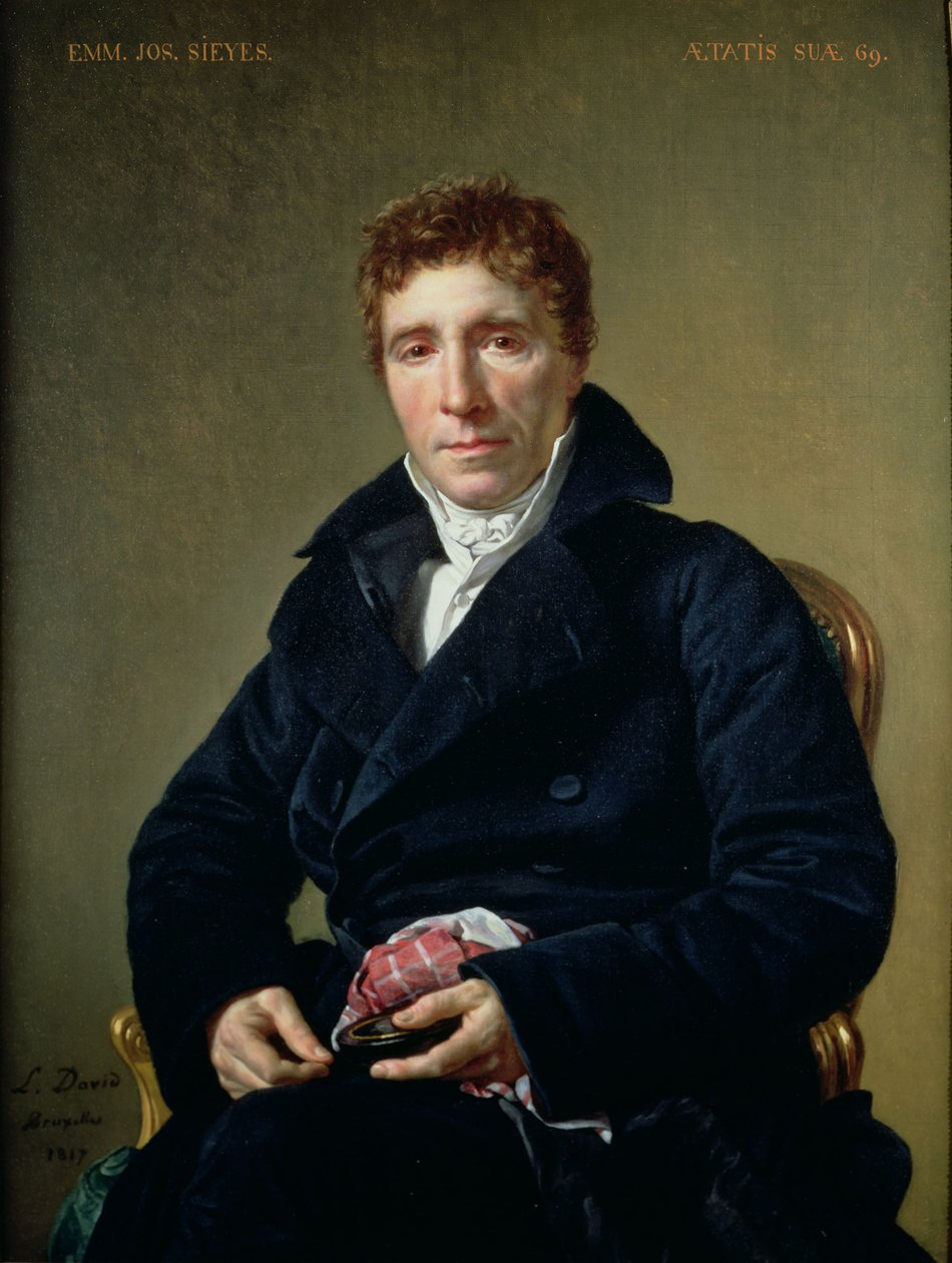 Emmanuel Joseph Sieyes (1748-1836) 1817 od Jacques Louis David