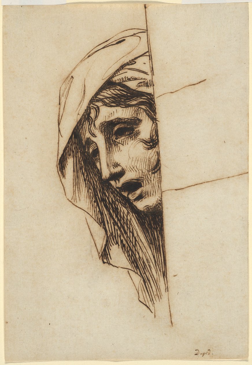Hlava ženy od Jacques Louis David
