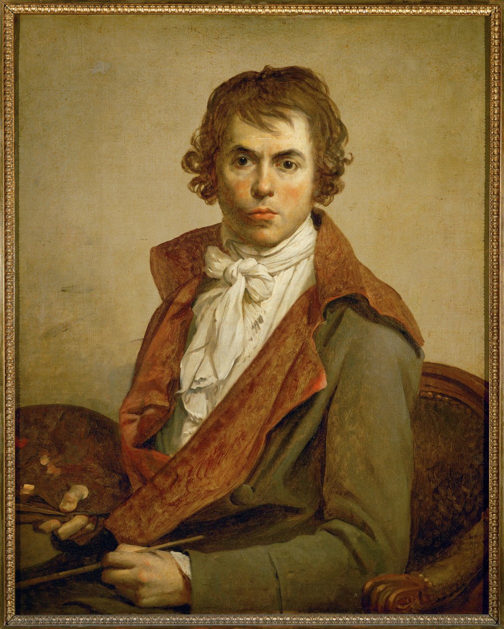 Jaques Louis David, autoportrét ... od Jacques Louis David