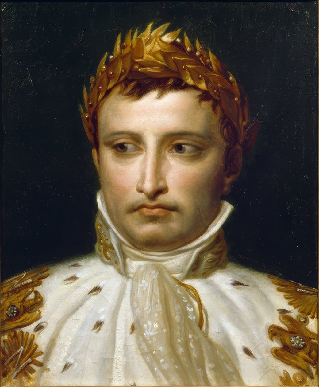 Napoleon I. v korunovačních šatech od Jacques Louis David