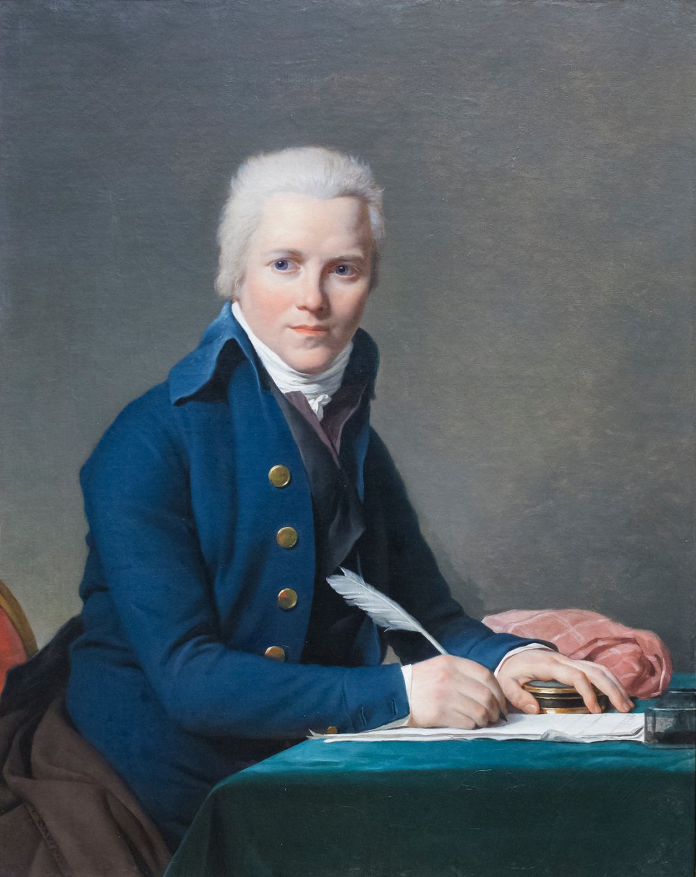 Portrét Jacoba Blauwa od Jacques Louis David