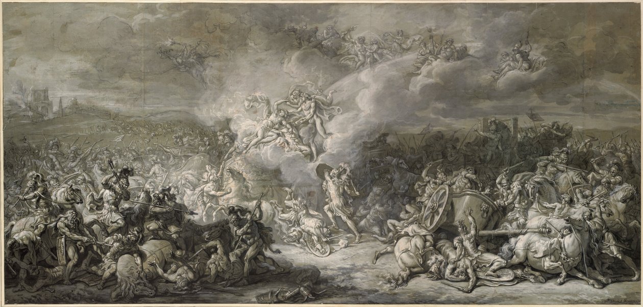 The Combat of Diomedes, 1776 od Jacques Louis David