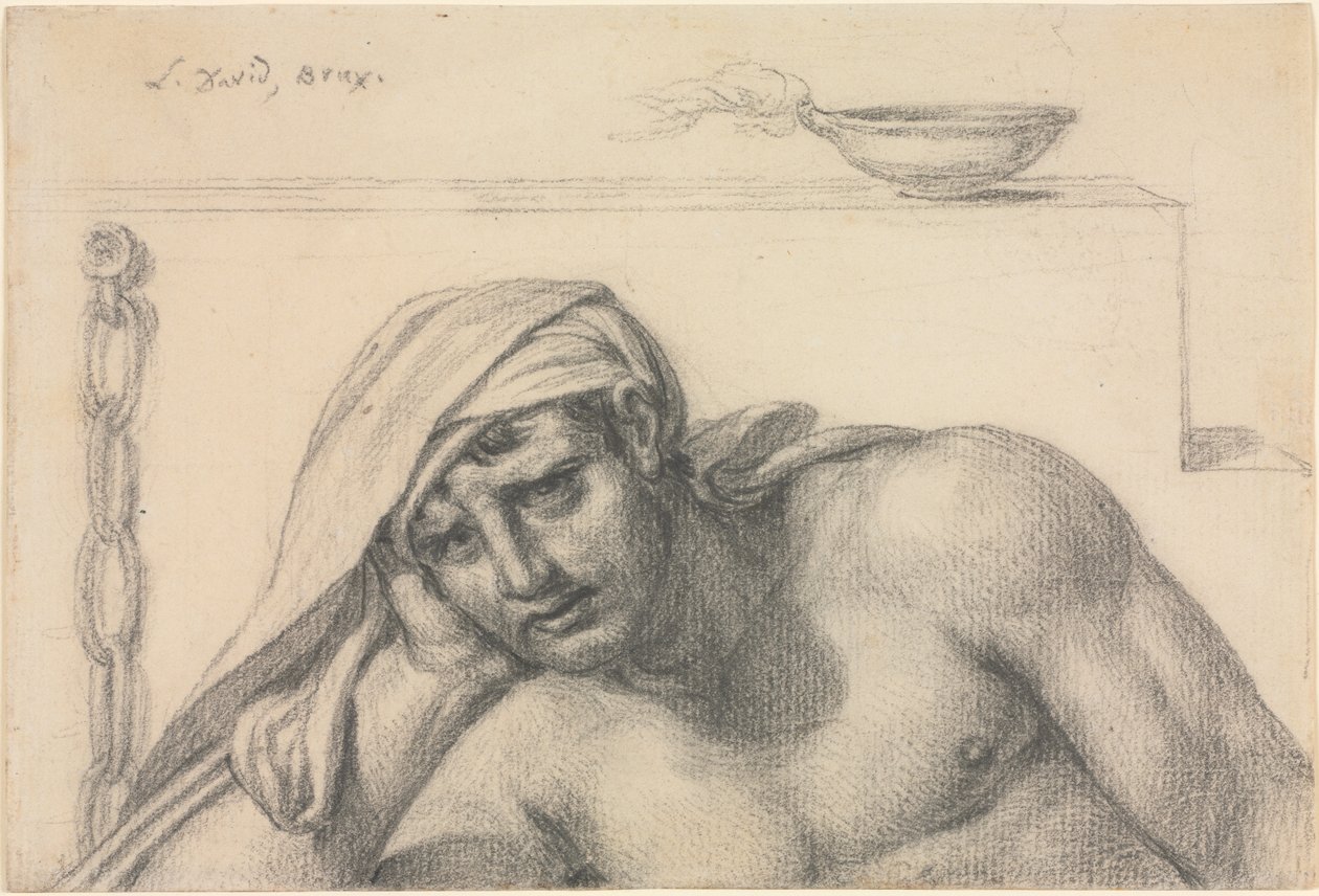 Vězeň, 1819. od Jacques Louis David