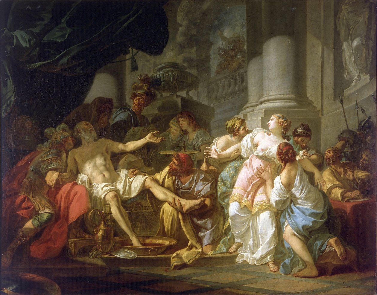 Smrt Senecy od Jacques Louis David