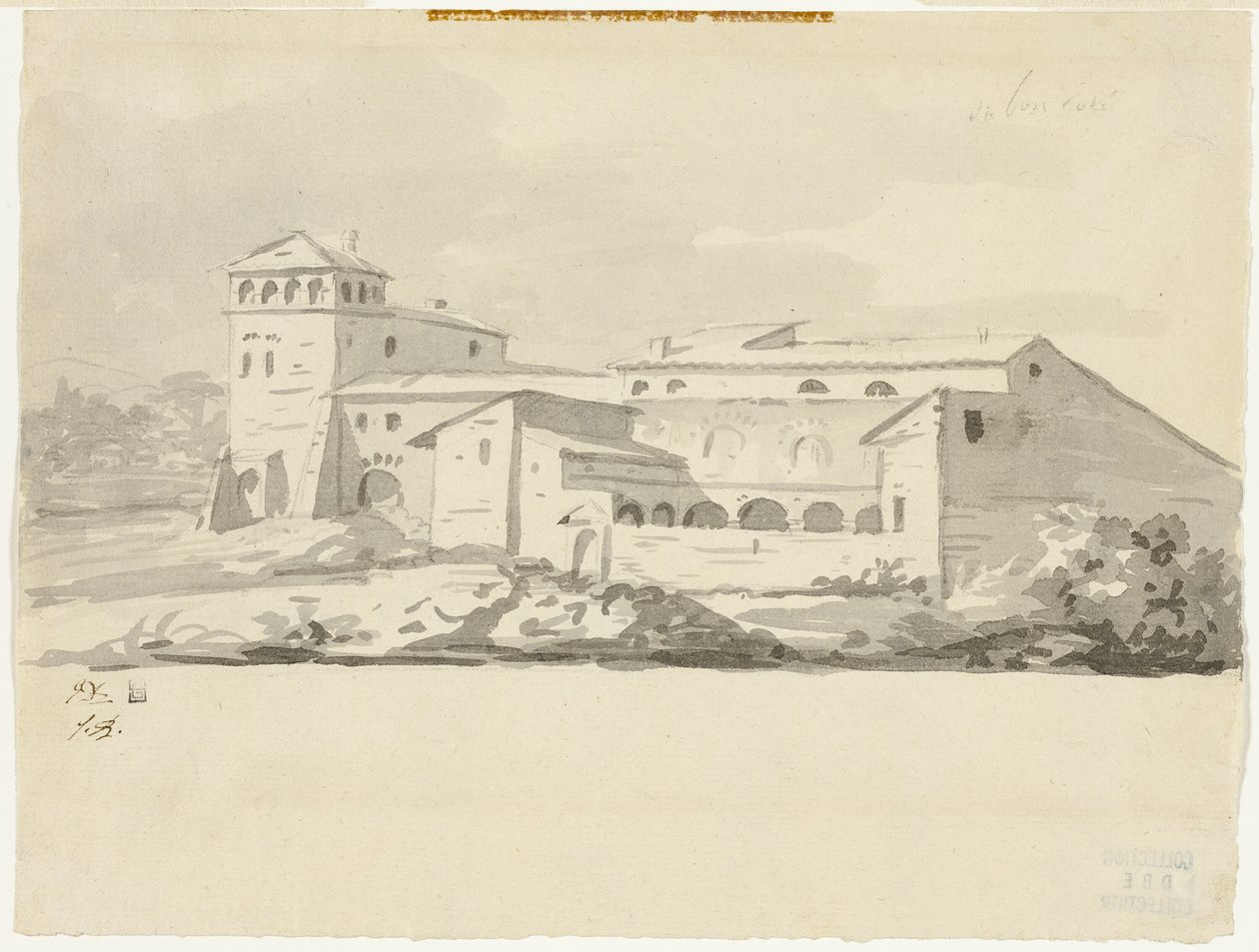 Vila v Campagna od Jacques Louis David