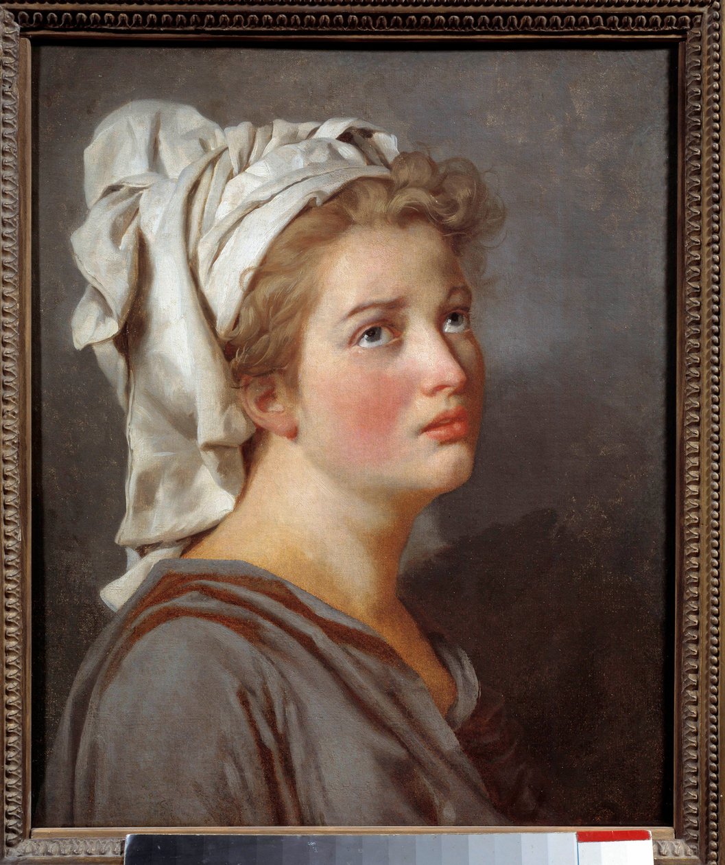 Mladá žena v turbanu od Jacques Louis David