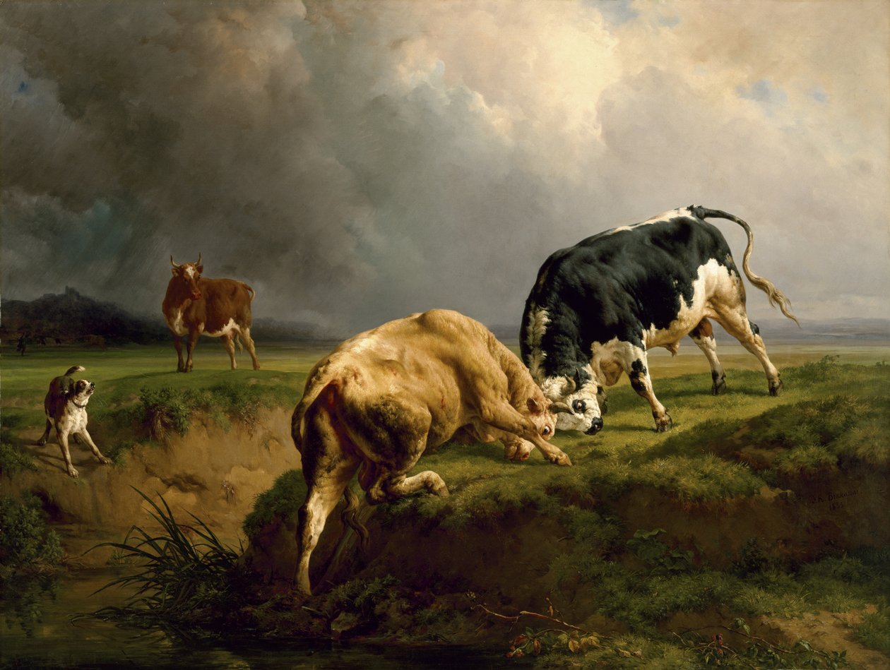 Býčí zápas, 1855 od Jacques Raymond Brascassat