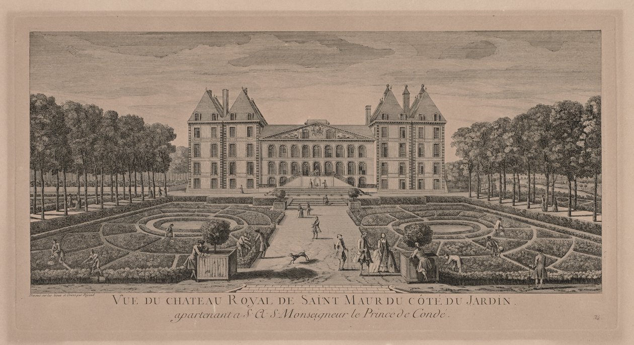 Zámek St.Maur. od Jacques Rigaud