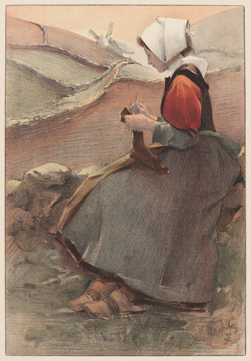 Moor Flower, 1897. od Jacques Wely
