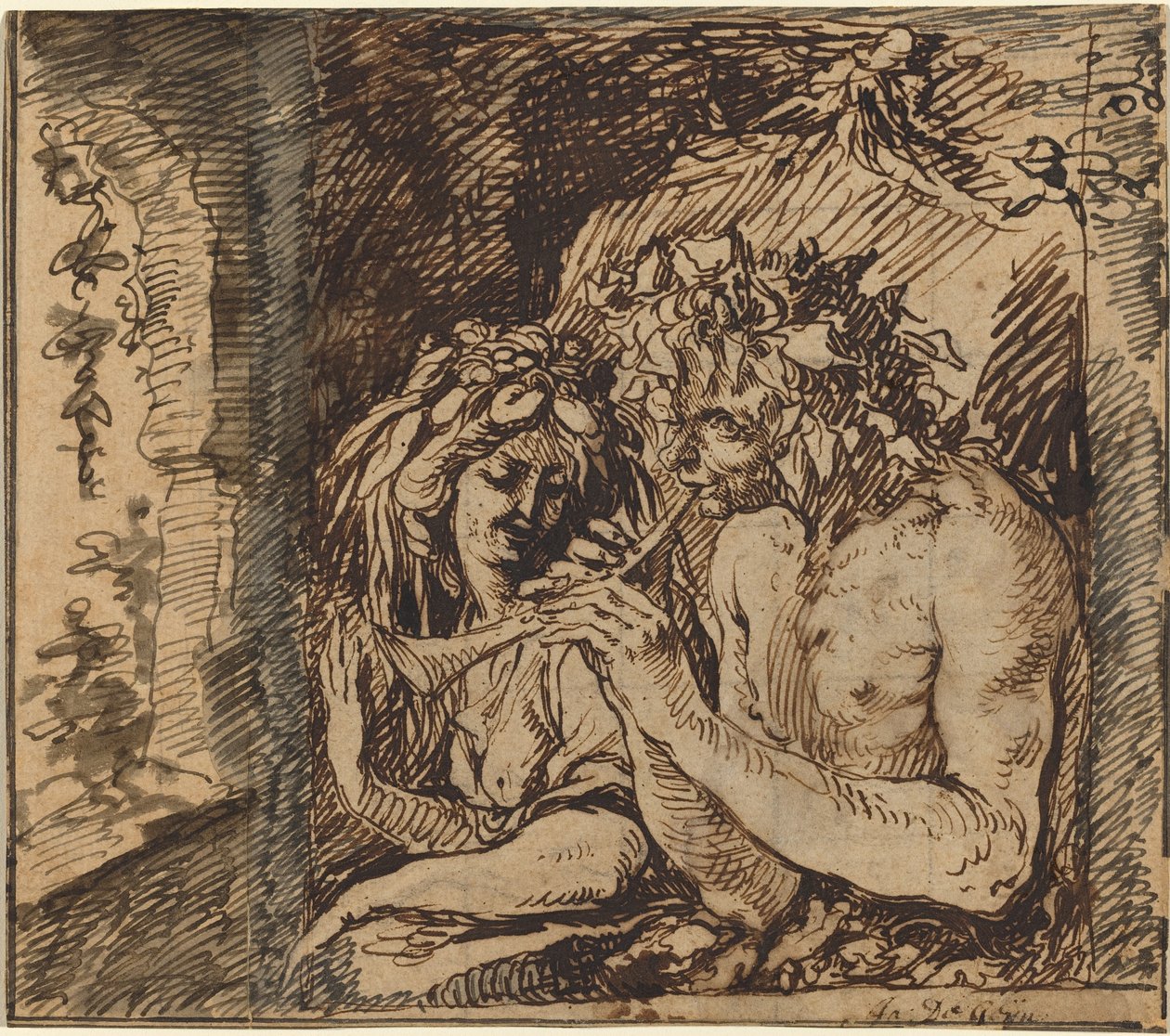 Bacchus a Ceres od Jacques de Gheyn II