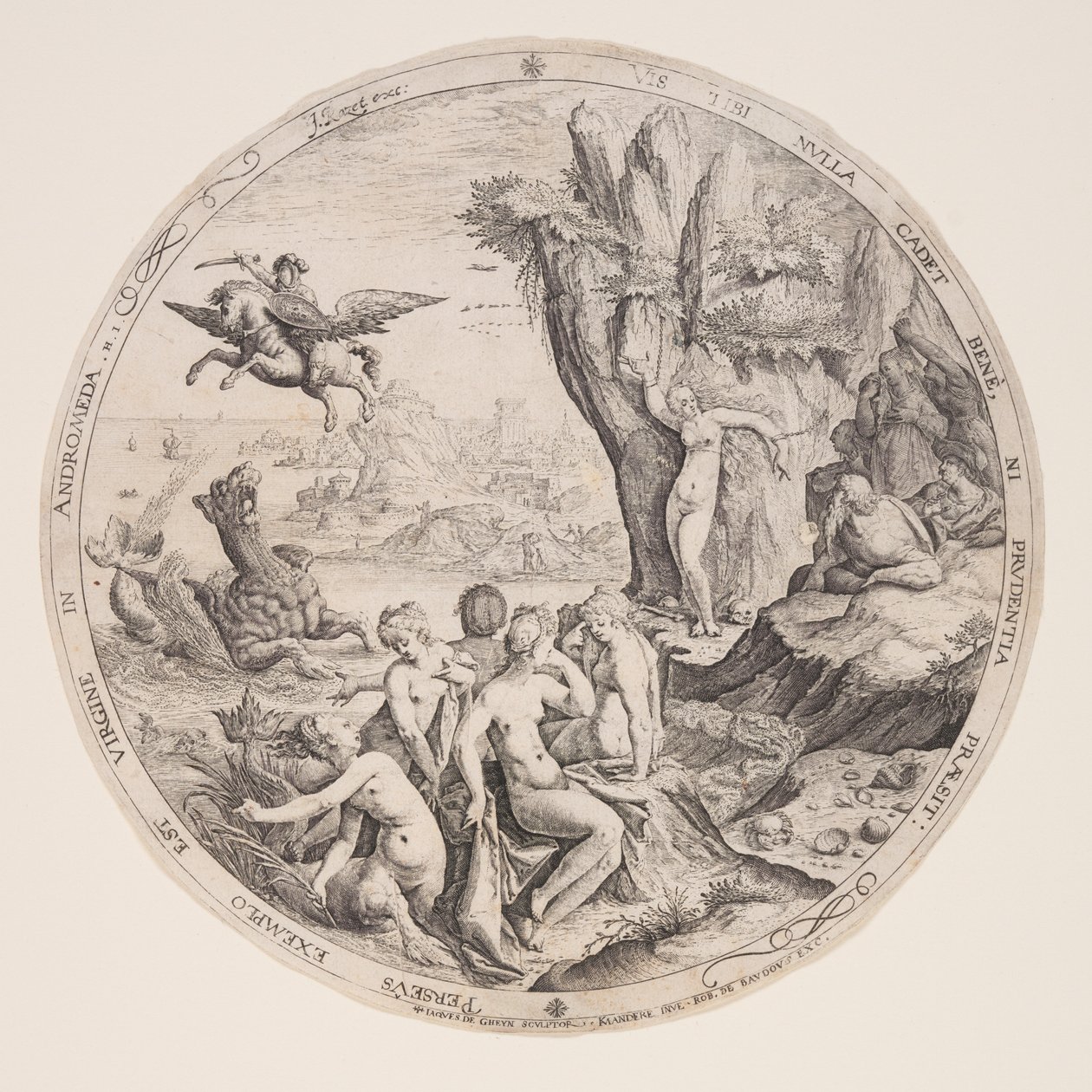 Perseus osvobozuje Andromedu od Jacques de Gheyn II