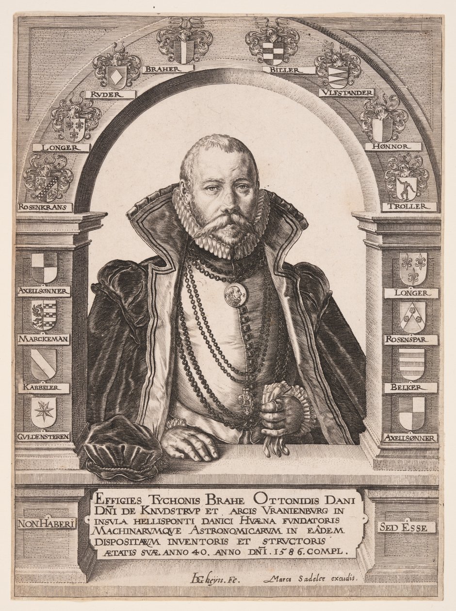 Tycho Brahe, astronom od Jacques de Gheyn II