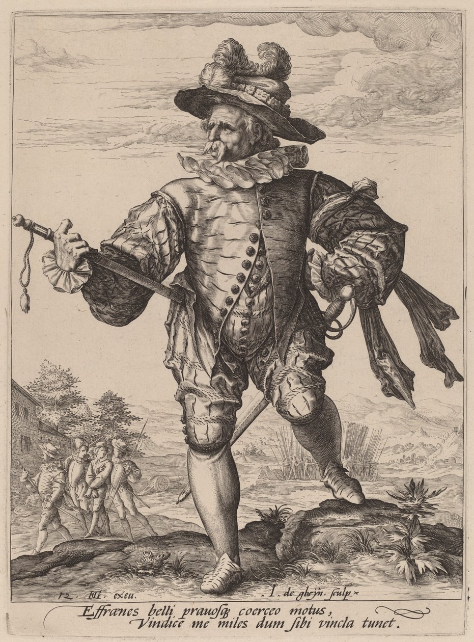 Probošt od Jacques de Gheyn II after Hendrik Goltzius
