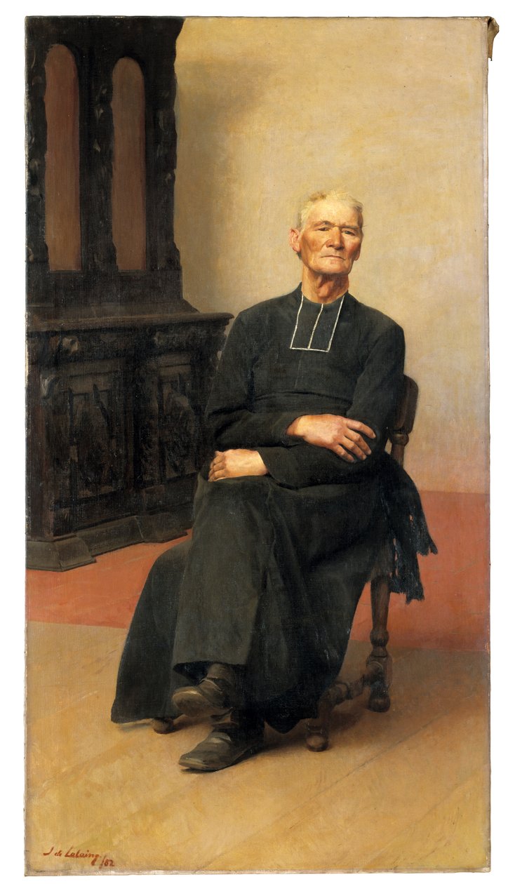 Portrét starého kněze od Jacques de Lalaing