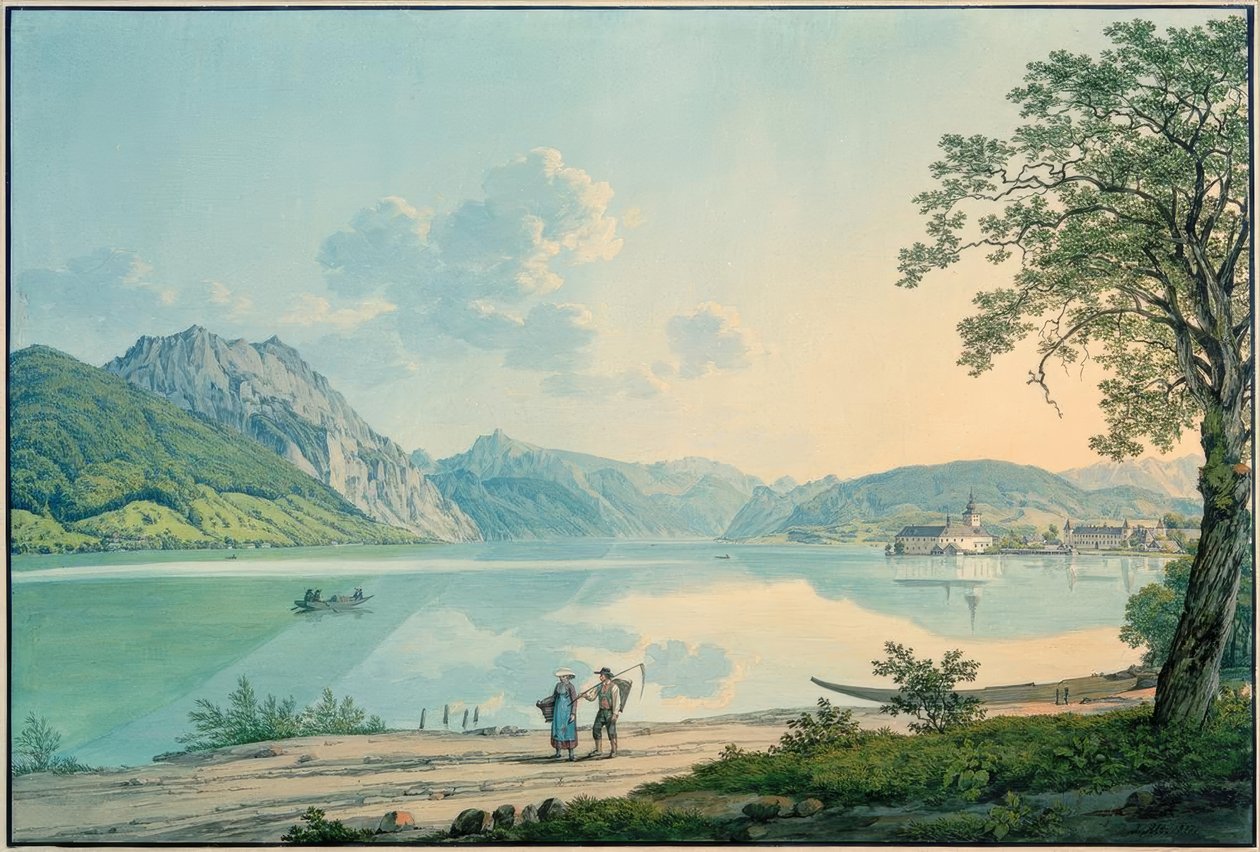 Traunsee od Jakob Alt