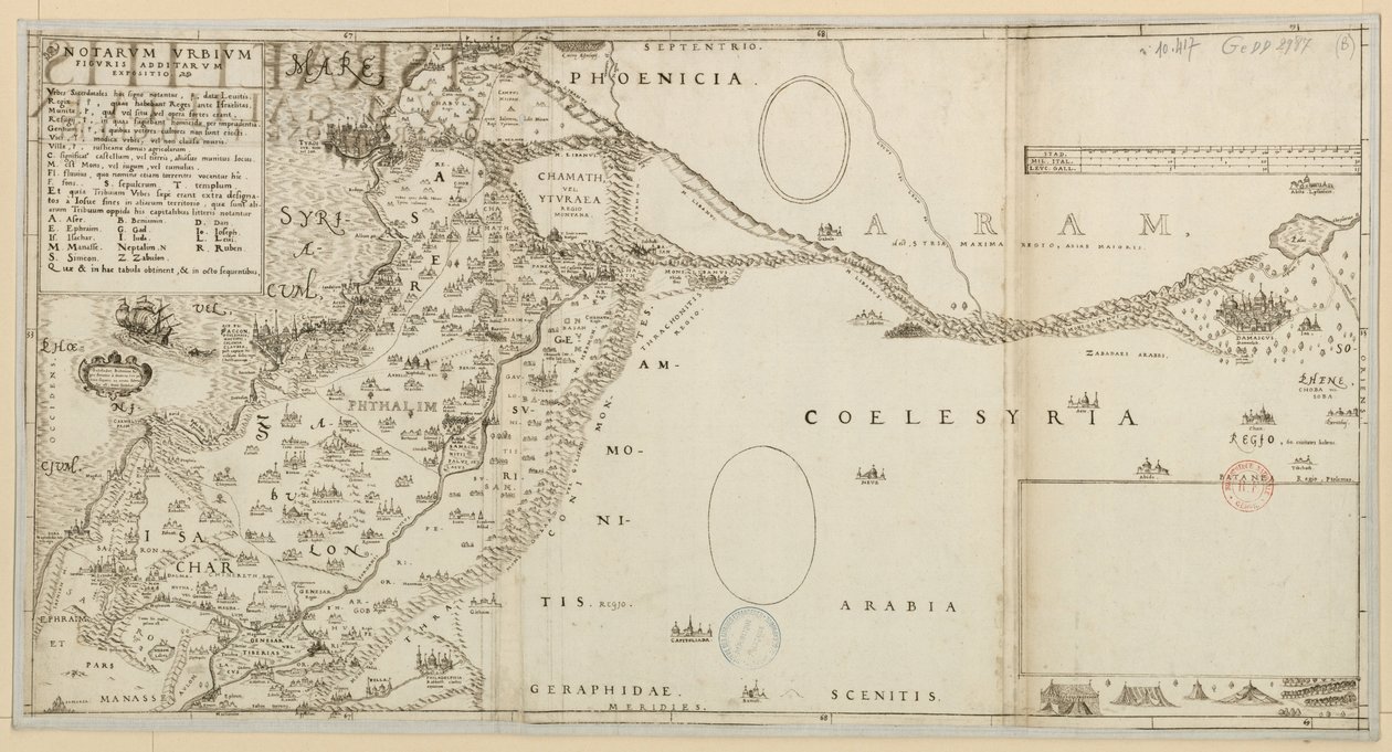 Izraelité s Galileí z pozorování I. Zieglera od Jakob Ziegler