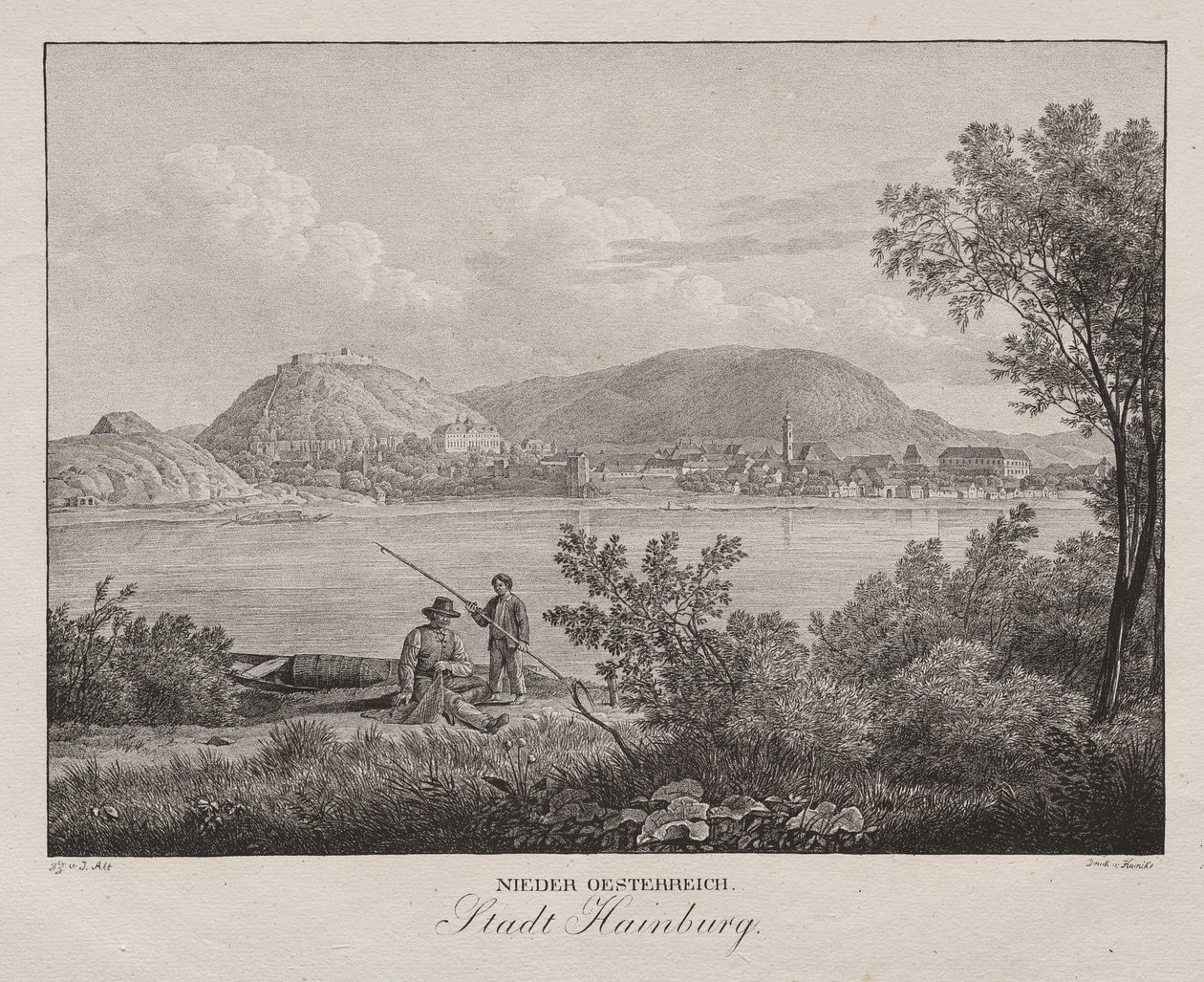 Nieder-Oesterreich, Stadt Hainburg od Jakob Alt