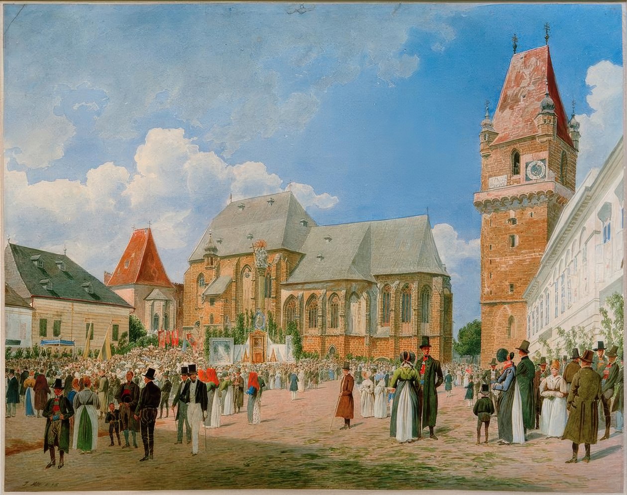 Perchtoldsdorf (okres Mödling, Dolní Rakousko, Rakousko), od Jakob Alt