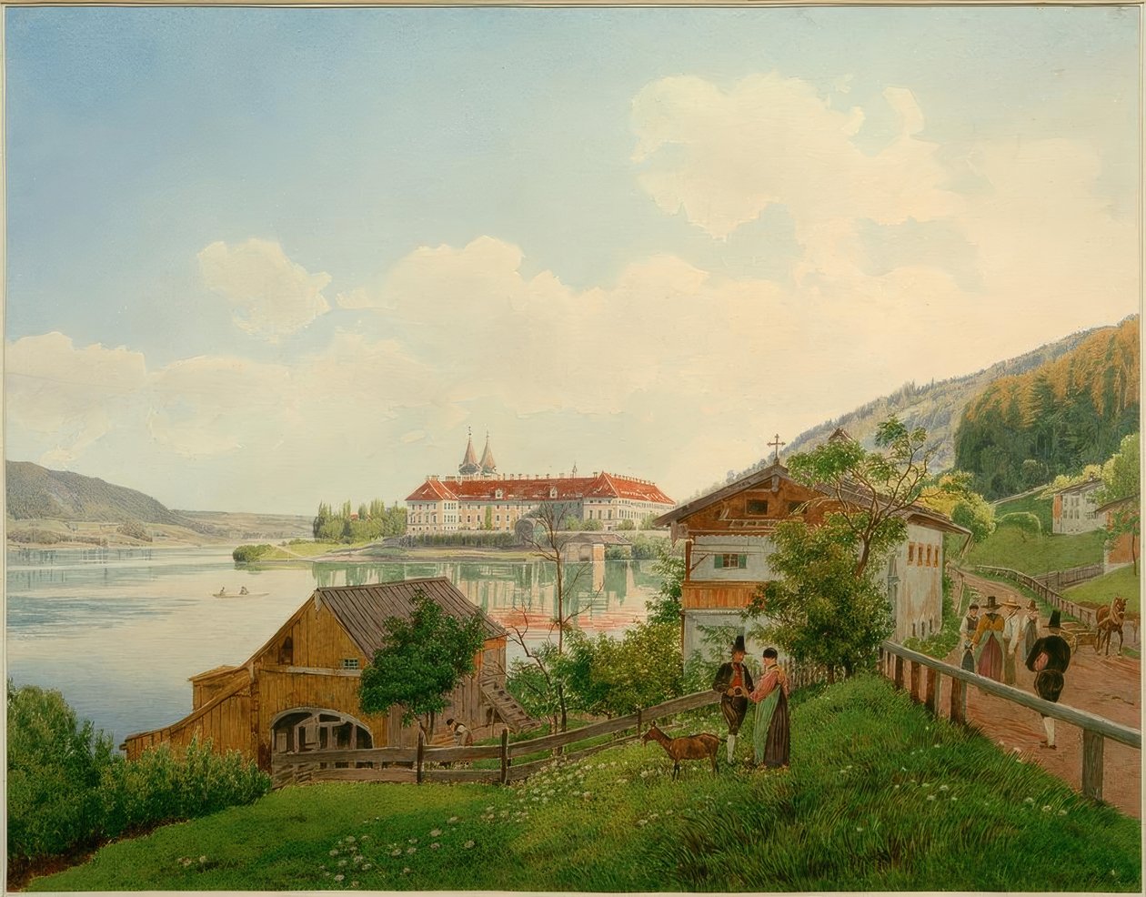 Tegernsee (Horní Bavorsko, Bavorsko), od Jakob Alt