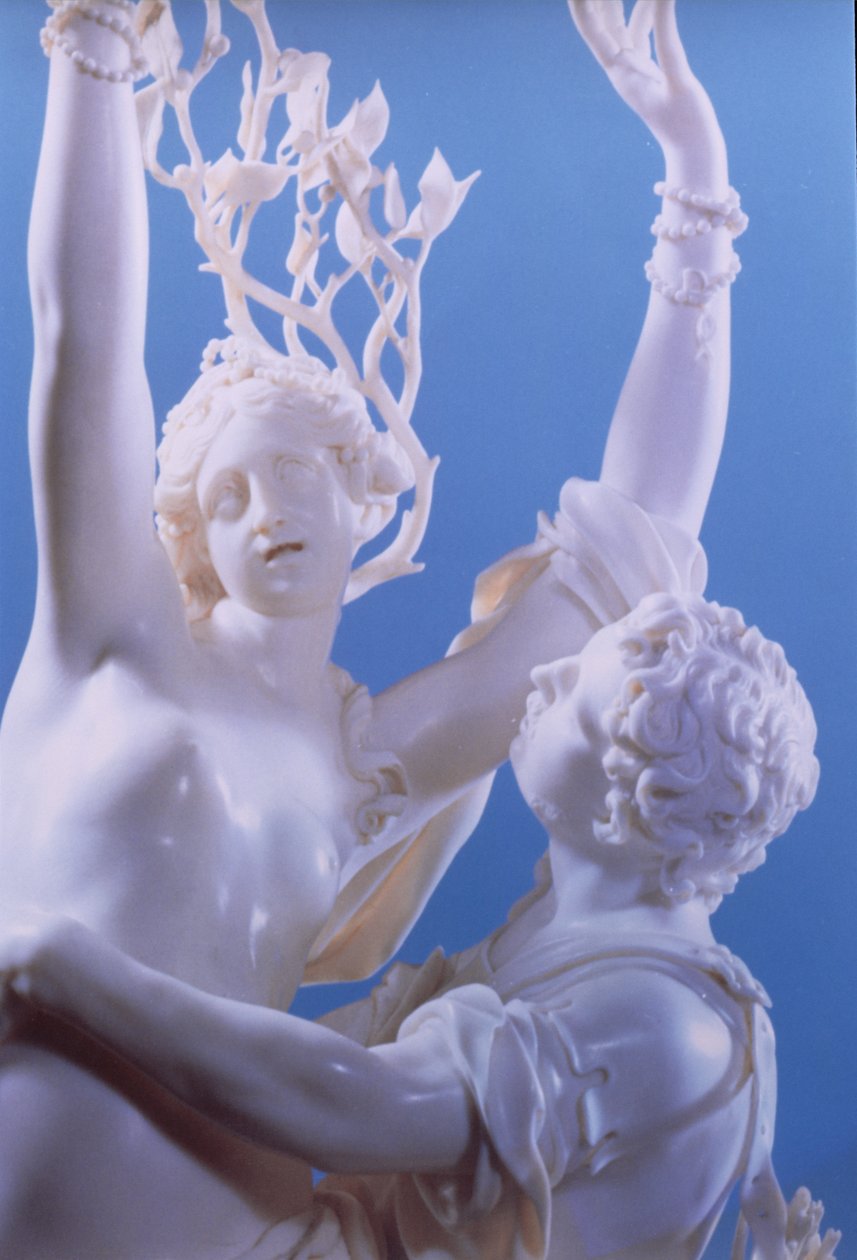 Detail Apolla a Daphne od Jakob Auer