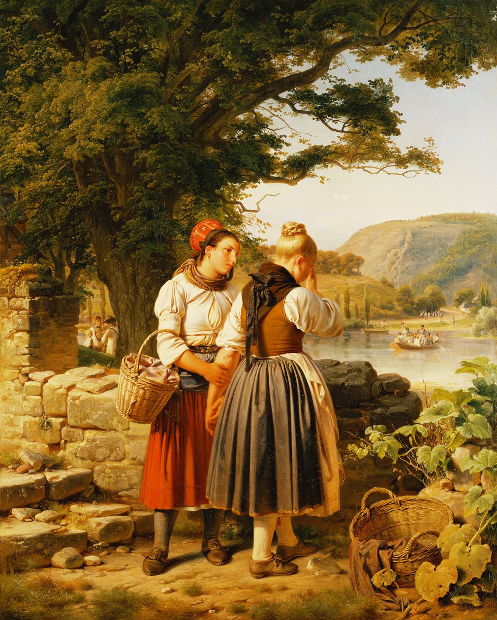 Rozloučení, 1842 od Jakob Becker