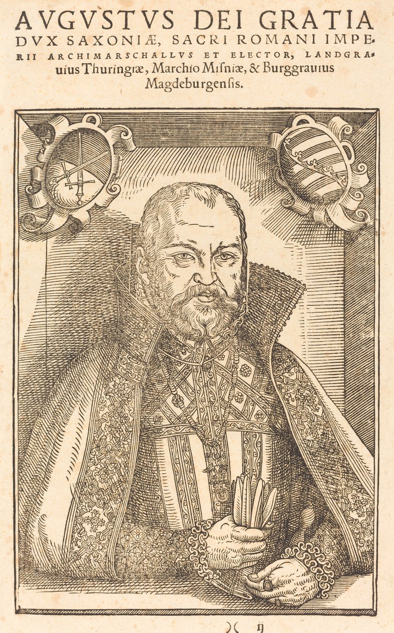 Augustus Hertzog ze Saska od Jakob Lucius the Elder