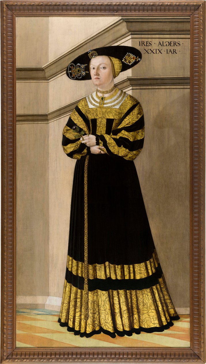 Portrét Anny von Rosental, 1529. od Jakob Seisenegger