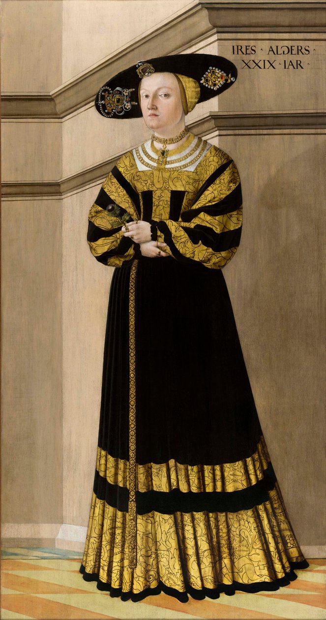 Portrét Anny von Rosental, 1529. od Jakob Seisenegger