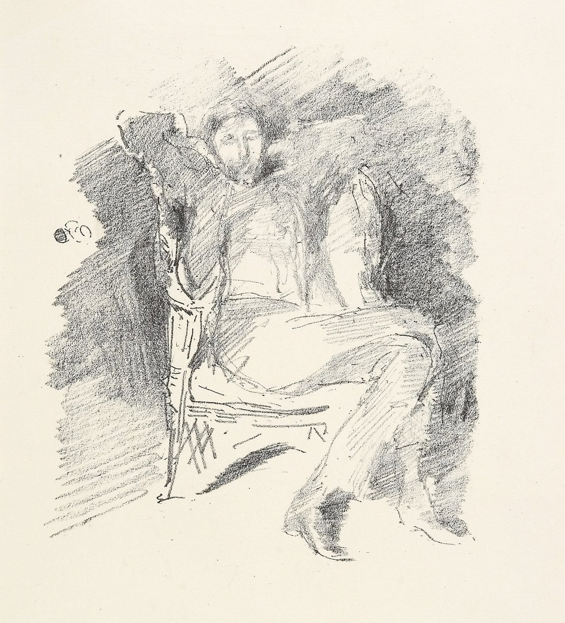 Firelight -Joseph Pennell, č. 1, 1896 od James Abbott McNeill Whistler