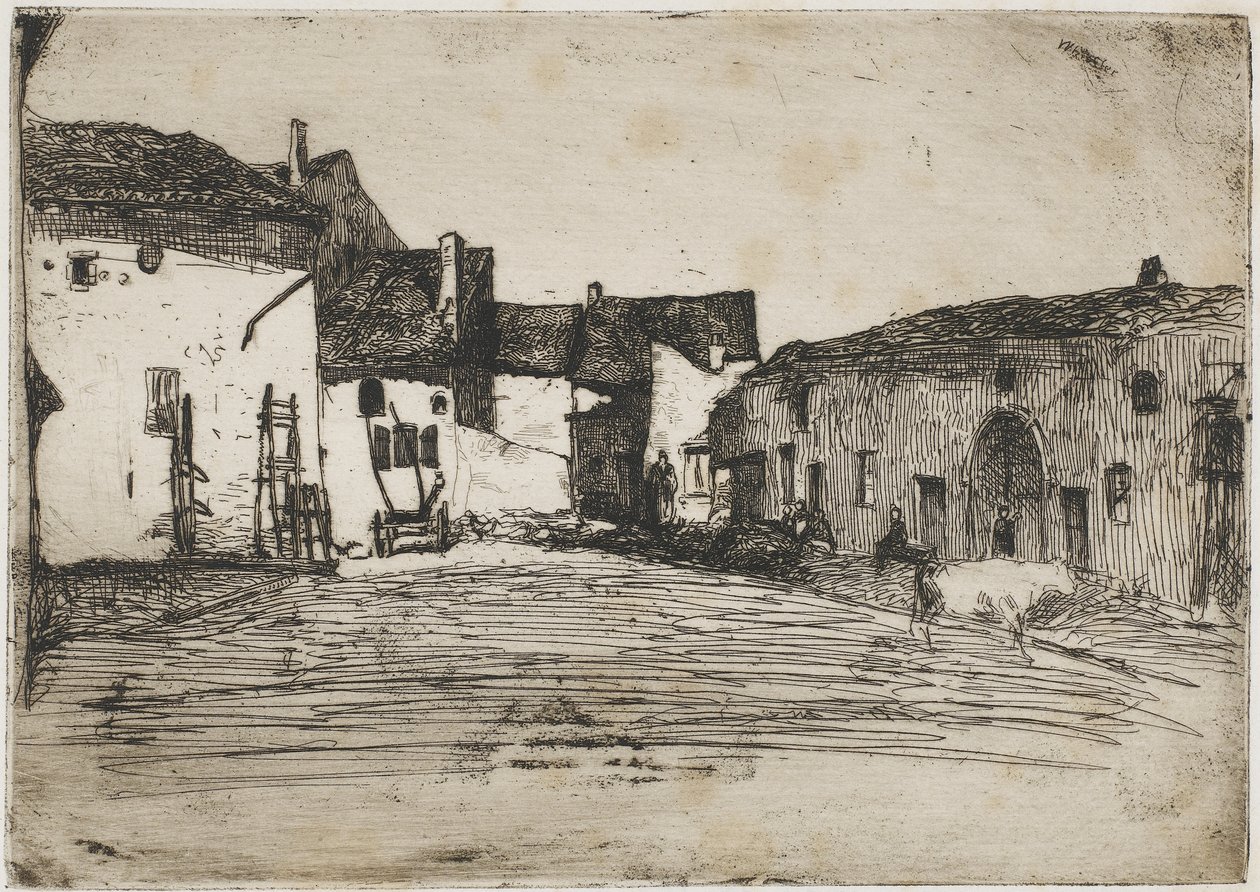 Liverdun, 1858 (lept na papíře) od James Abbott McNeill Whistler