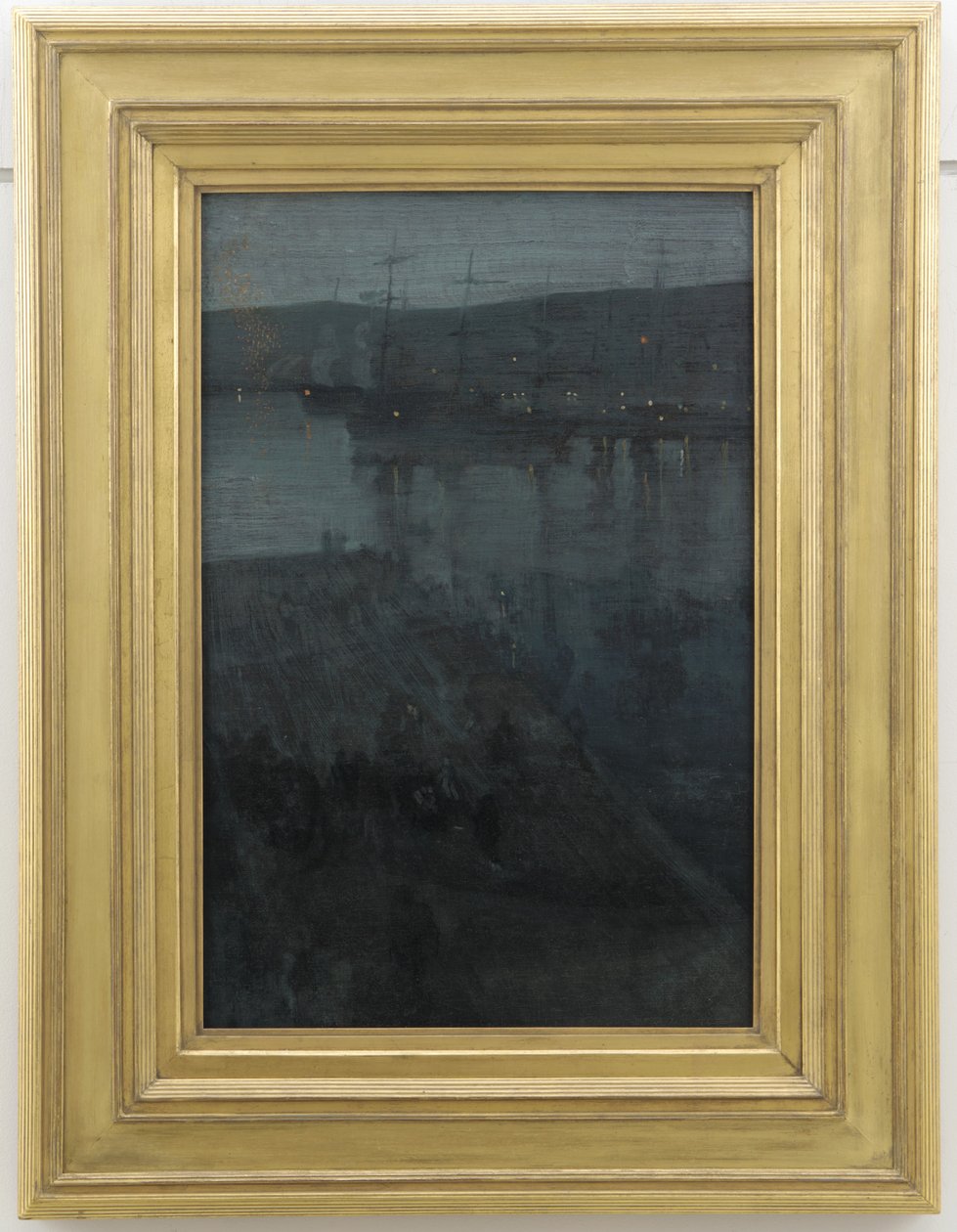 Nokturno v modré a zlaté: Valparaiso, kolem roku 1874 od James Abbott McNeill Whistler