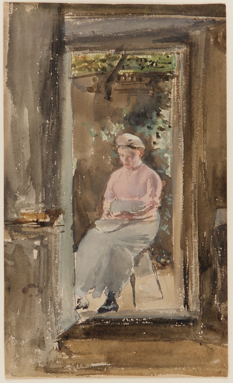 Pink Note: Shelling Peas, 188384 od James Abbott McNeill Whistler