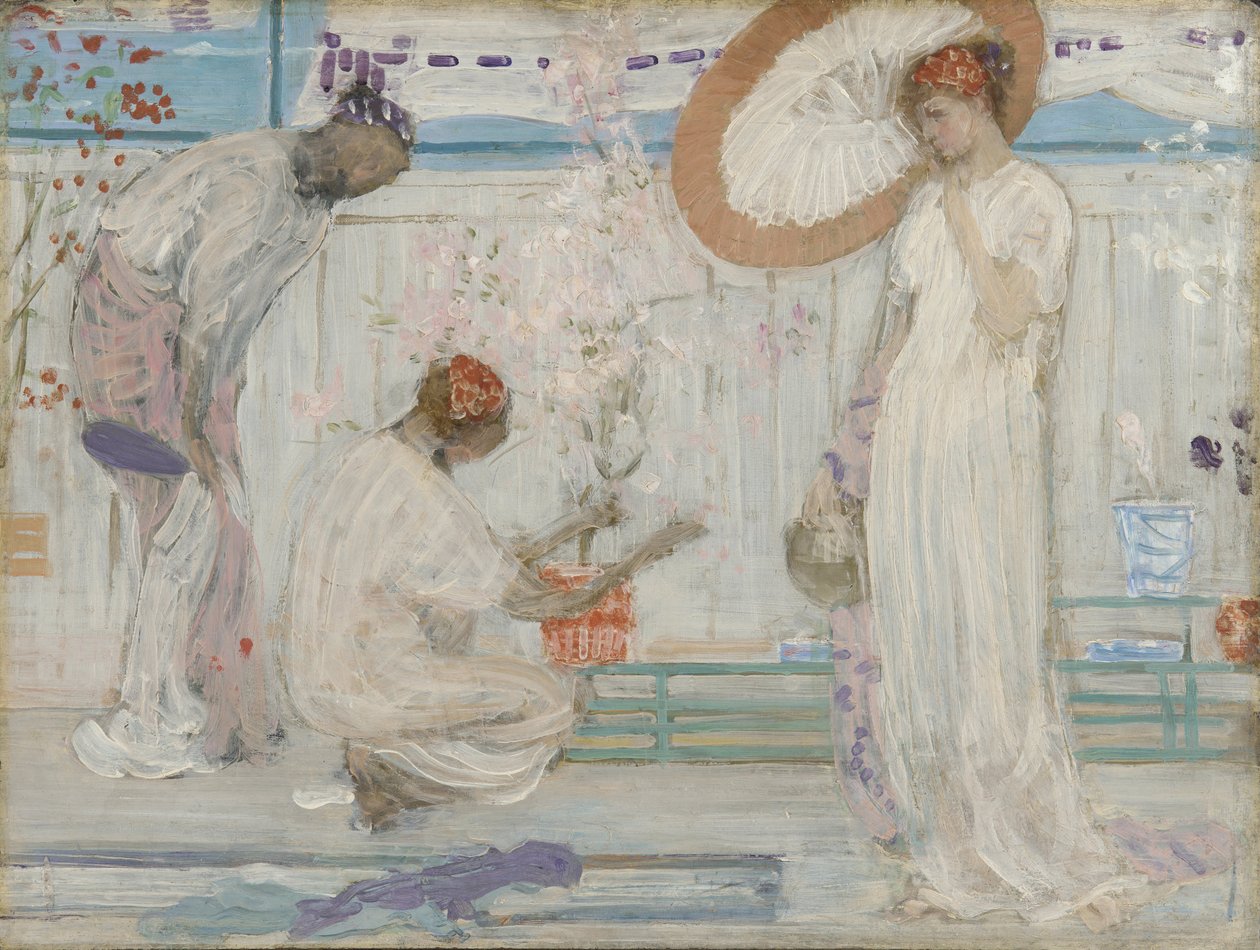 Bílá symfonie- tři dívky od James Abbott McNeill Whistler