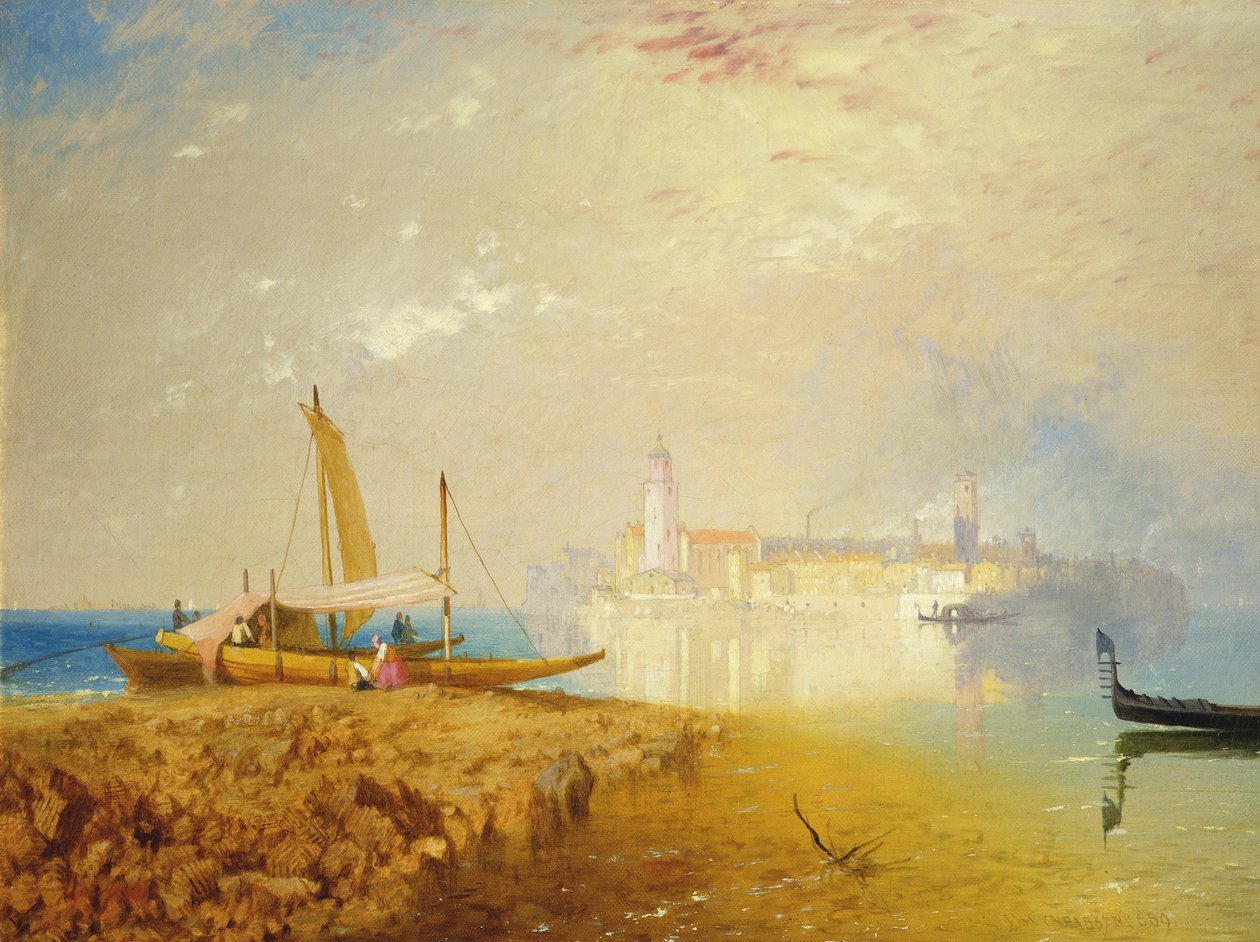 Ostrov Murano, 1867-69 od James Baker Pyne