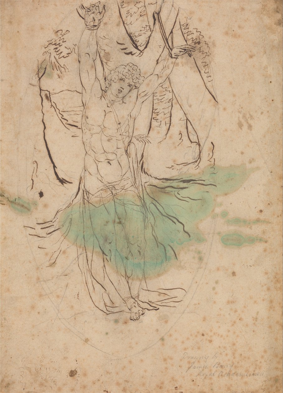 Studium pro Saint Sebastian od James Barry