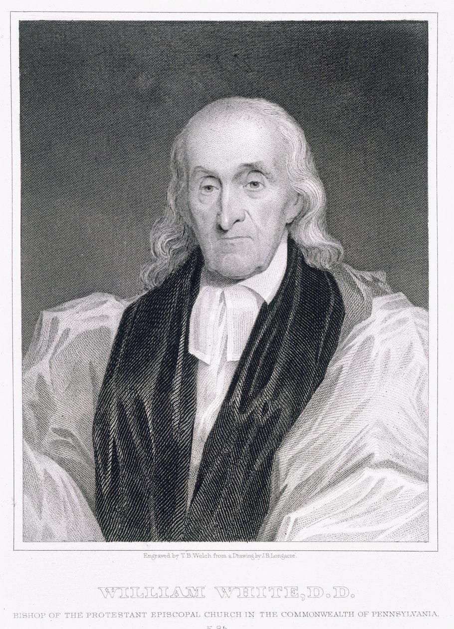 William White (1748-1836) ve věku 85 let, vyryl Thomas B. Welch (1814-74) od James Barton Longacre