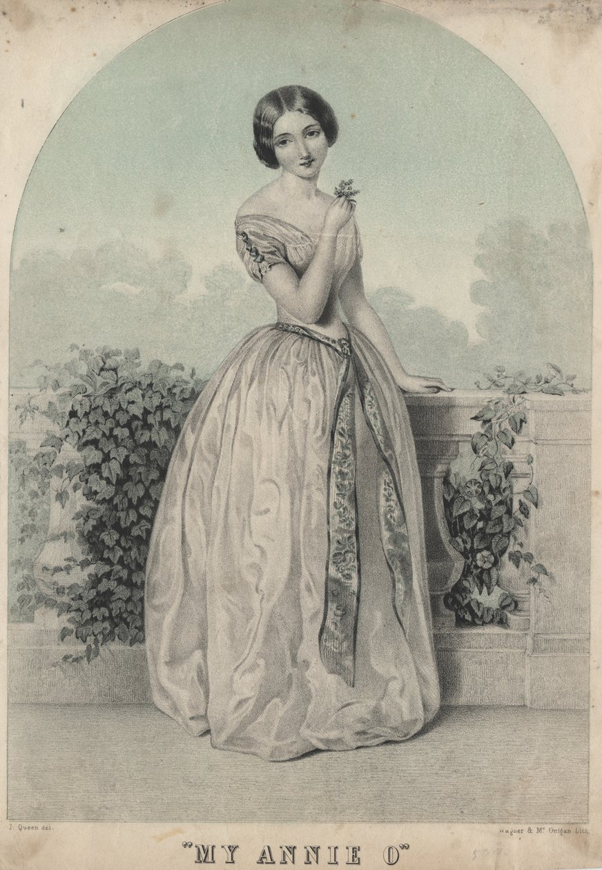 My Annie O, litho od Wagnera a McGuigana, 1850 od James Fuller Queen