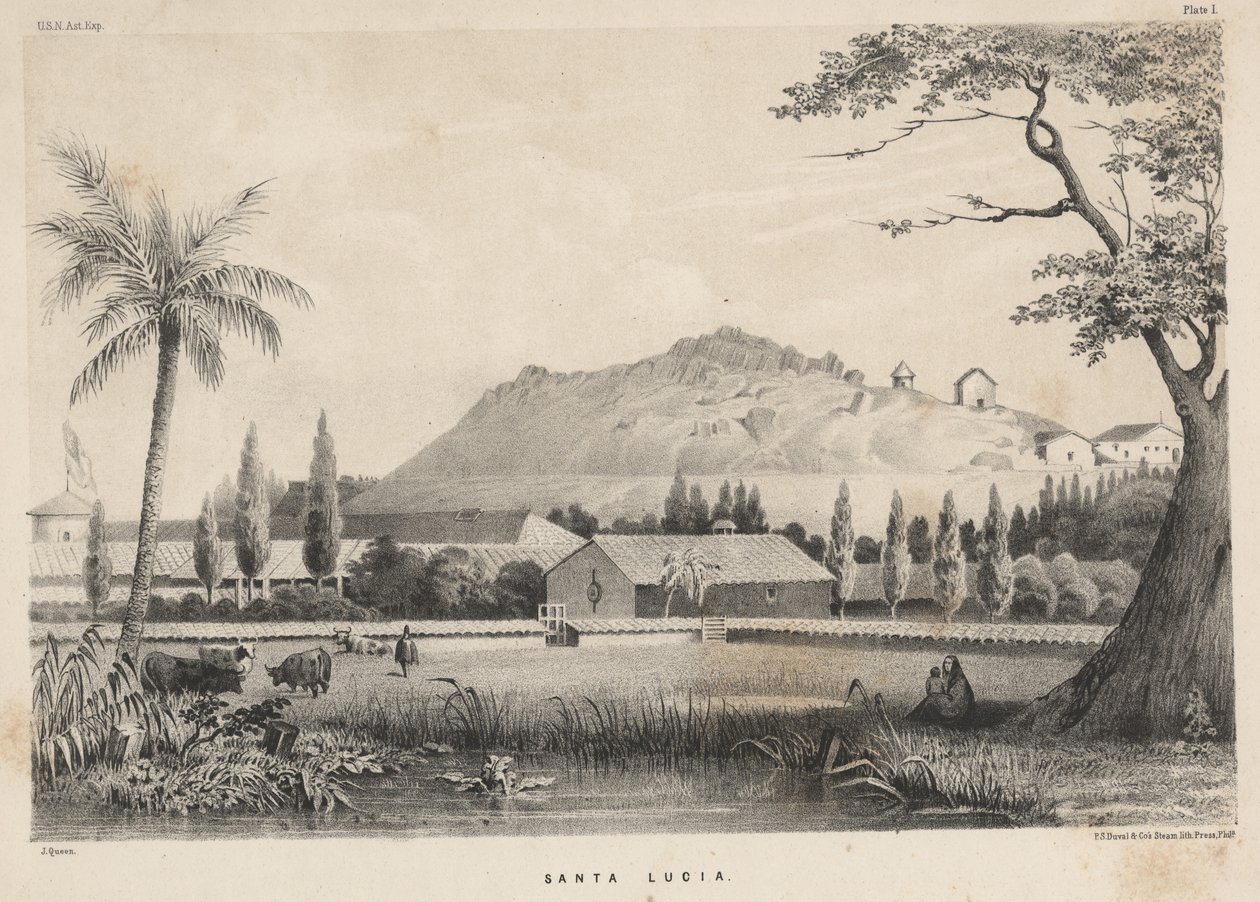Svatá Lucie, 1855 od James Fuller Queen