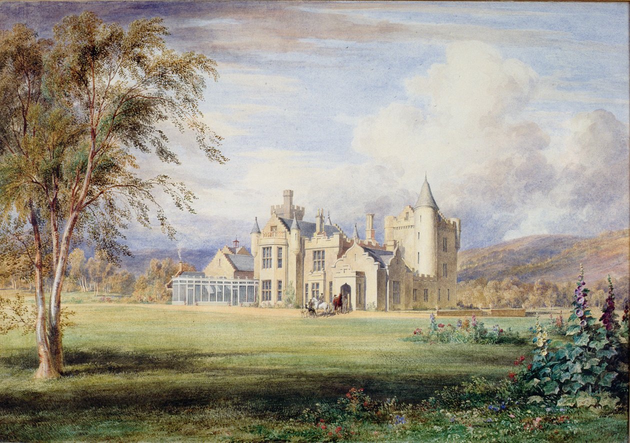 Zámek Balmoral, kolem roku 1840 od James Giles