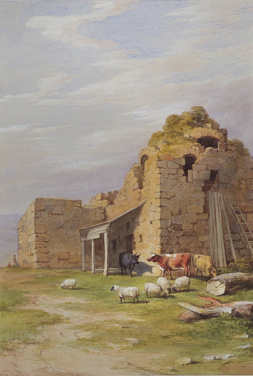 Hrad Colqhouny, 1841 od James Giles
