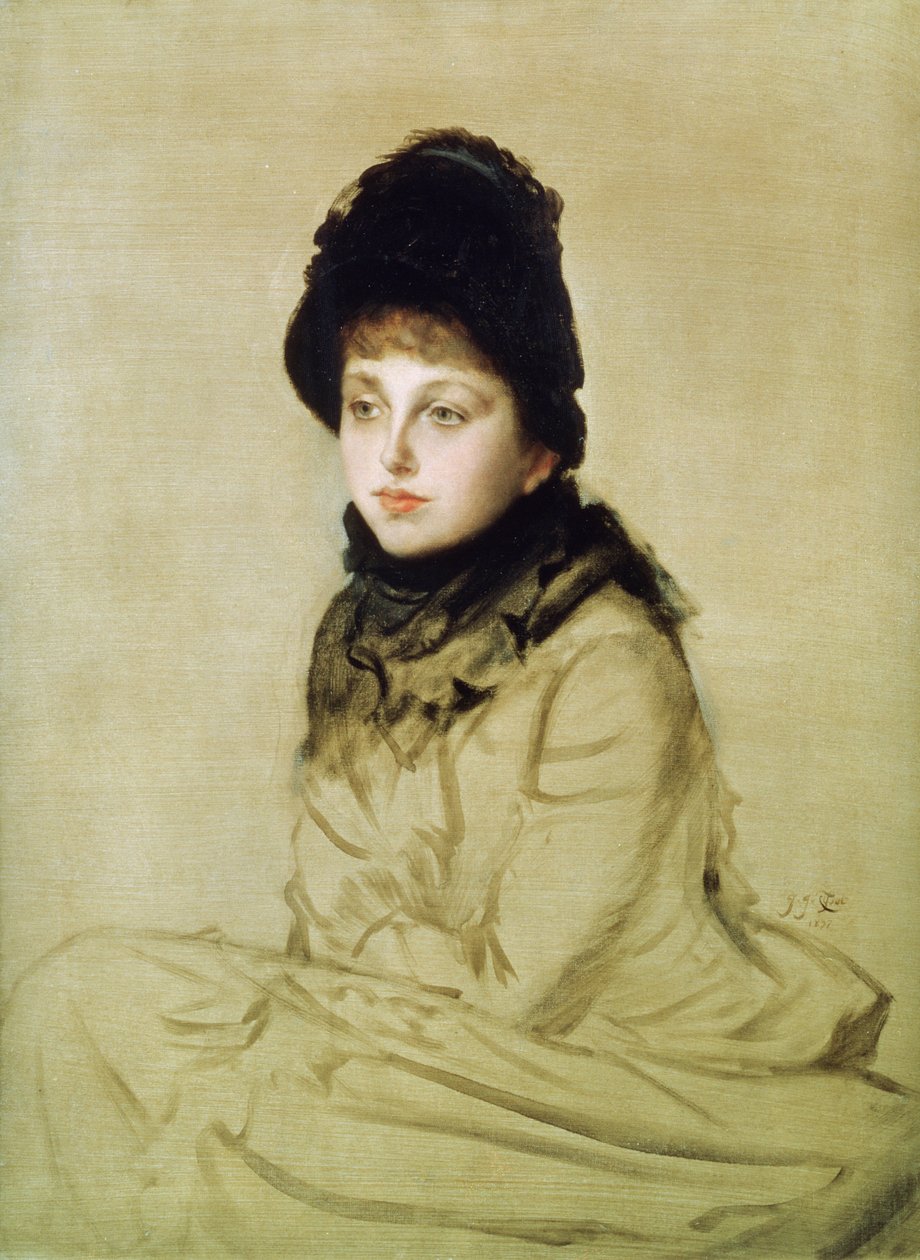 Kathleen Newton, 1877 od James Jacques Joseph Tissot