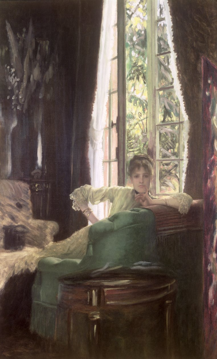 Studie pro Le Sfingu, 1883-5 od James Jacques Joseph Tissot