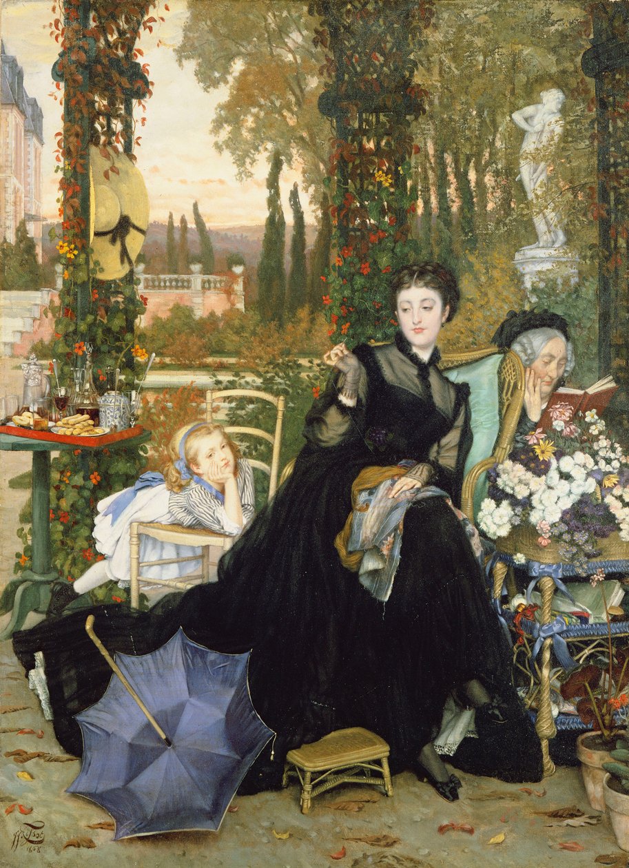 Vdova, 1868 od James Jacques Joseph Tissot