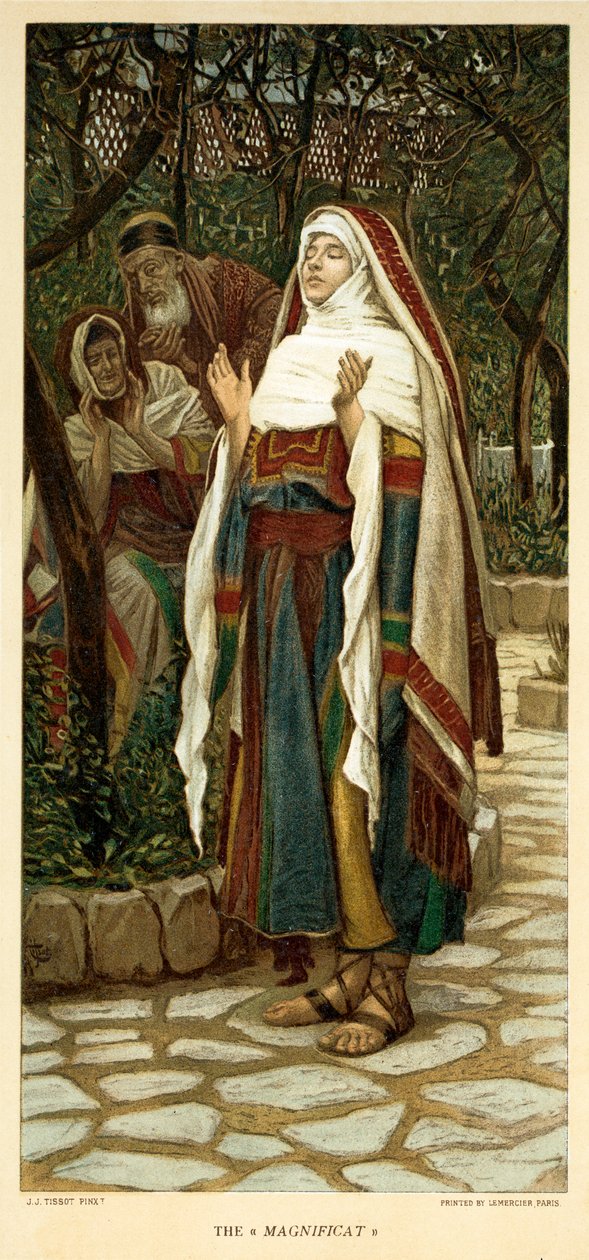Magnificat, Saint Lukáš - Kapitola 1 - Bible od James Jacques Joseph after Tissot